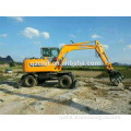 Chinese best sale mini 0.3 bucket small wheel excavator digger for sale